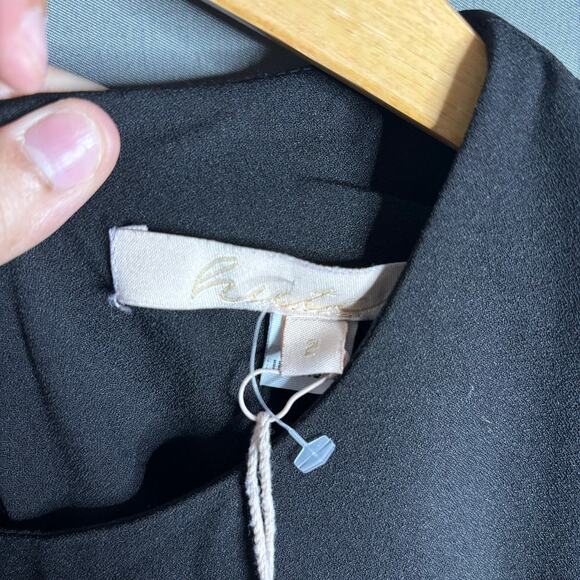 Hutch Floral Twofer Tiered Fit & Flare Dress Black Multi Size 2 NWT - Picture 5 of 6